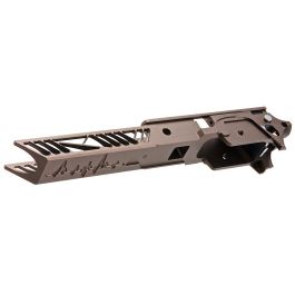 Dr. Black Tokyo Marui Hi Capa GBB Frame (CNC Aluminum, 4.3 inch, Type 1) - TAN