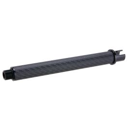 Dr. Black Tokyo Marui MWS GBBR Outer Barrel (Carbon Fiber, 7 inch) - Black