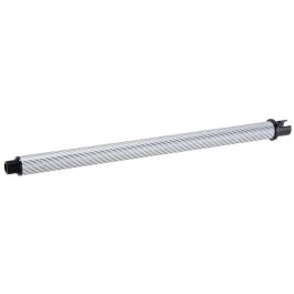 Dr. Black Tokyo Marui MWS GBBR Outer Barrel (Carbon Fiber, 12 inch) - Silver