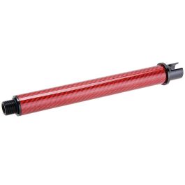 Dr. Black Tokyo Marui MWS GBBR Outer Barrel (Carbon Fiber, 7 inch) - Red