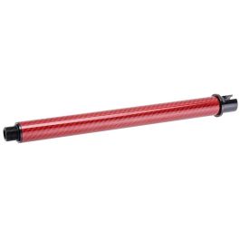 Dr. Black Tokyo Marui MWS GBBR Outer Barrel (Carbon Fiber, 9 inch) - Red