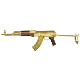 E&L AKMS 24K Gold Plated AEG Airsoft Rifle (10 Years Anniversary Limited Edition)