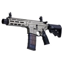 EMG Daniel Defense DDM4 PDW GBB Airsoft M4 Rifle (CYMA CGS System) - Silver