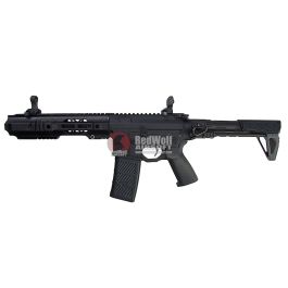 EMG SAI GRY AR15 (M4) CQB Airsoft AEG Rifle with PDW Stock - Black (by G&P)
