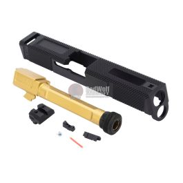 EMG SAI Utility Slide Kit (by G&P) - Gold Barrel for Umarex(VFC) G19 GBB Pistol