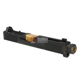 EMG SAI Utility Slide Kit (by G&P) - Gold Barrel for Tokyo Marui G17 GBB Pistol (RMR Cut)