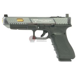EMG TTI G34 Gen 4 GBB Pistol (G&P Custom) - Two Tone Slide with RMR Cut (VFC Platform) - Silver