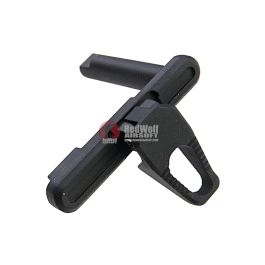 First Factory Tokyo Marui M4 NGRS (EBB) Custom Ambi Magazine Catch - Black