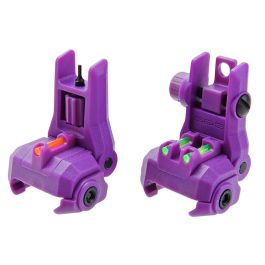 G&G Dual-Profile Fiber Optic Flip-up Sight - Purple