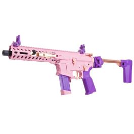 G&G FAR 9 Rapid Folding PCC Airsoft AEG Rifle - Pink