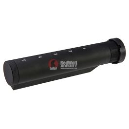 G&P Tokyo Marui M16 AEG Airsoft 5 Position Buffer Tube (Gen. 2) - Black
