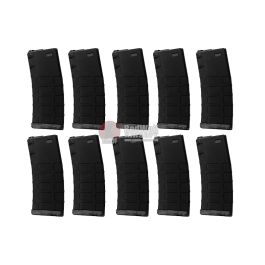 G&P M4 Magazine (130 rounds GMAG AEG Magazine, 10pcs/Set) - Black