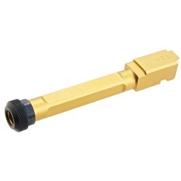 G&P Tokyo Marui G17 GBB Airsoft Threaded Outer Barrel - Gold