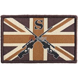 GK Tactical British Army Style Sniper Patch - Brown