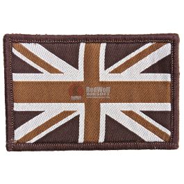 GK Tactical British Army Style Union Jack Patch - Brown