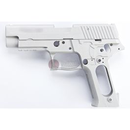 Guarder Metal Slide & Frame for Tokyo Marui P226 E2 with Marking - Silver (Aluminum Original)