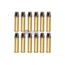 WinGun Full Metal Brass Shells for WinGun / Dan Wesson 6mm Series Airsoft Co2 Revolvers (12pcs / Set