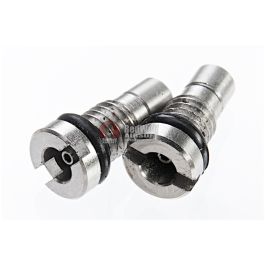 Guns Modify Green Gas Fill Valve (Full Stainless Steel Upgrade) for WE / Umarex (VFC) GBB Series (2p