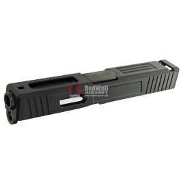 Guns Modify SA T1 Aluminum Slide with Black Titanium Nitride Stainless Steel Barrel Set for Tokyo Ma
