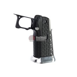 Gunsmith Bros Aluminum Grip (Limcat Style) for Tokyo Marui Hi-Capa GBB Series - Black