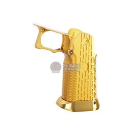 Gunsmith Bros Aluminum Grip (Limcat Style) for Tokyo Marui Hi-Capa GBB Series - Gold