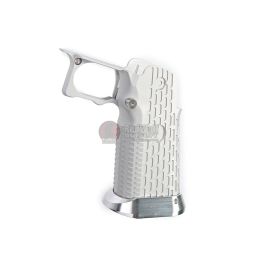 Gunsmith Bros Aluminum Grip (Limcat Style) for Tokyo Marui Hi-Capa GBB Series - Silver