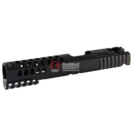 Gunsmith Bros CNC Aluminum Design 18 Single Slide Tokyo Marui Hi Capa 5.1 GBB - Black