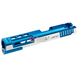 Gunsmith Bros CNC Aluminum STI DVC STD Single Slide for Tokyo Marui Hi-Capa GBB Series - Blue 2 Tone