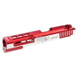 Gunsmith Bros CNC Aluminum STI DVC STD Single Slide for Tokyo Marui Hi-Capa GBB Series - Red 2 Tone