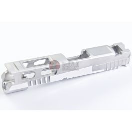 Gunsmith Bros CNC Aluminum Ultra Cut 4.3 Single Slide w/Sight(Tokyo Marui Hi-Capa 4.3 GBB Pistol)Sil