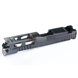 Gunsmith Bros CNC Aluminum Ultra Cut 4.3 Single Slide w/Sight(Tokyo Marui Hi-Capa 4.3 GBB Pistol)Tit