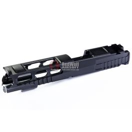 Gunsmith Bros CNC Aluminum Ultra Cut 5.1 Single Slide for Tokyo Marui Hi Capa 5.1 GBB Pistol - Black