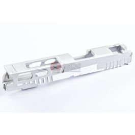 Gunsmith Bros CNC Aluminum Ultra Cut 5.1 Single Slide for Tokyo Marui Hi Capa 5.1 GBB Pistol - Silve