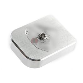 Gunsmith Bros Magazine Base Pad SV Diamond Style - Silver