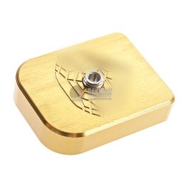 Gunsmith Bros Magazine Base Pad SV Diamond Style - Gold