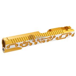 Gunsmith Bros SV Future 5.1 Single Slide for Tokyo Marui Hi-Capa GBB Series - Gold 2 Tone
