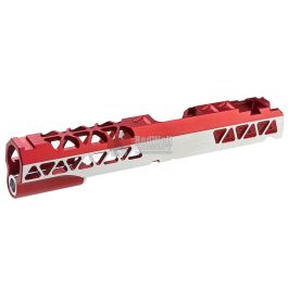 Gunsmith Bros Triangle Cut Slide Set for Tokyo Marui Hi-Capa GBB Series - Red 2 Tone