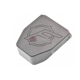 JDG Floyds Licensed Magazine Base Plate for Tokyo Marui M&P9 / M&P9L GBB(Real Type Style) Ti-Grey