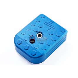 JL Progression Tokyo Marui Hi Capa GBB Series Magazine Base Pad (MagShoe) - Blue, Aluminum
