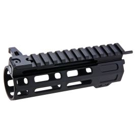 Maple Leaf 'Front Charging' M-Lok Handguard for WE / VFC / GHK M4 GBBR (CNC, 5.5 inch, Black)