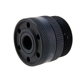 Maple Leaf Silencer Adapter Head for TM VSR-10 G-SPEC Outer Barrel - BK (14mm CCW) (New Version)