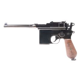 Marushin Mauser M712 Gas Airsoft Pistol (6mm) Metal Finish ABS