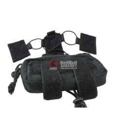 OPS Combat Helmet Counter Weight / Utility Pocket - Black