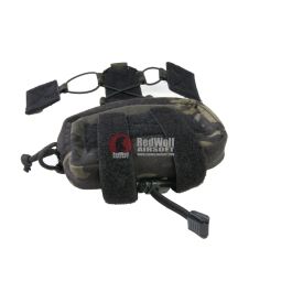 OPS Combat Helmet Counter Weight / Utility Pocket - Multicam Black