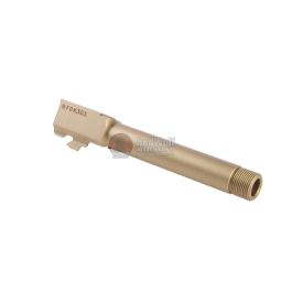 Pro Arms VFC Glock 17 Gen 5 Threaded Outer Barrel (14mm CCW, CNC Aluminum) - Tan