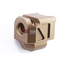 Pro Arms Glock PMM Compensator Umarex / VFC G19X/G19 Gen 4/G17 Gen 5 GBB Pistol - FDE (14mm CCW, CNC