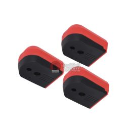 PTS Enhanced Pistol Shockplate for Tokyo Marui Hi-Capa 5.1 Series (3pack) - Red