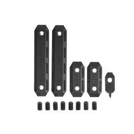 PTS EP M-Lok Rail Cover Set (2 Long, 2 Short) - Black