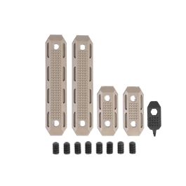 PTS EP M-Lok Rail Cover Set (2 Long, 2 Short) - DE