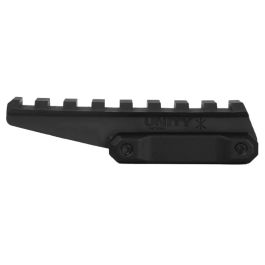 PTS Unity Tactical FAST Optic Riser (20mm Rail, Polymer, BK)
